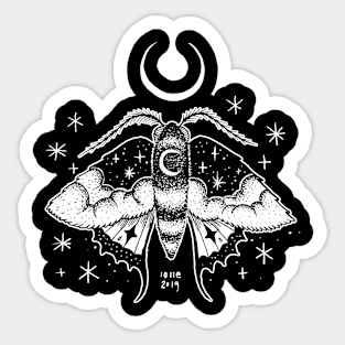 Night Moth Sticker